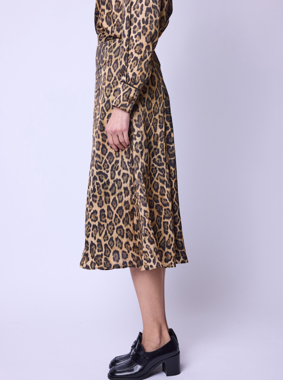 Jalia Leopard Skirt